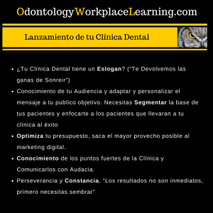 Como realizar El Lanzamiento de tu Clínica Dental