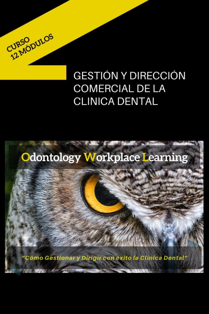 CURSO GESTIÓN Y DIRECCIÓN COMERCIAL DE LA CLÍNICA DENTAL